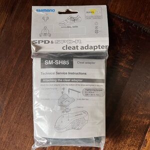 Shimano cycle cleat adapter